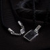 Кулон серебряный Роза Ветров резное дерево H 32 mm