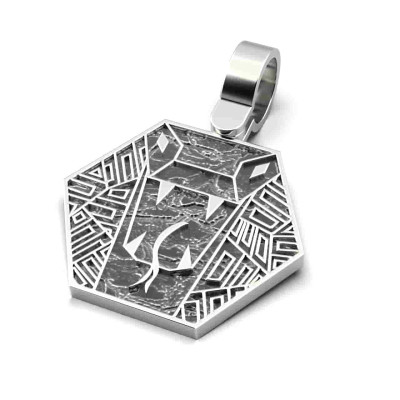Pendant silver Cobra - design KAIV