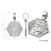 Pendant silver Cobra - design KAIV