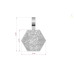 Pendant silver Cobra - design KAIV