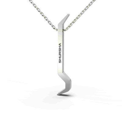 Pendant silver crowbar SHURSHA