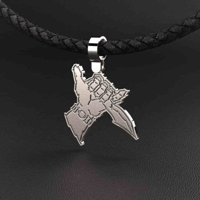 Silver pendant dagger by Deordyi