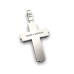 Silver cross with ebony Rose of Winds H 52 mm