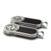 Silver pendant Epaulette - ebony tab